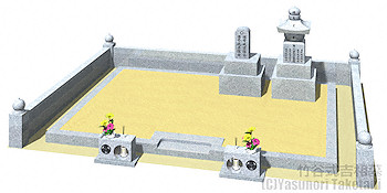 二重枠・ギボシ「吉相墓」